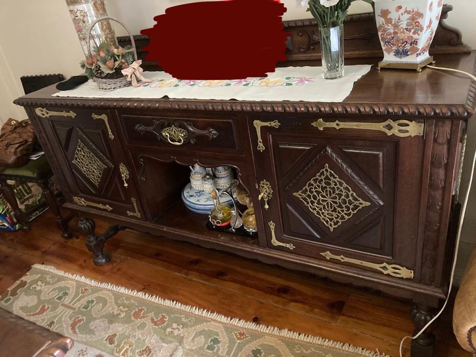 Mobília de sala de jantar clássica de estilo holandês