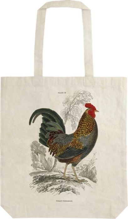 Torba bawełniana STBAG39 Kogut Shopperka na ramię oprawa: folia