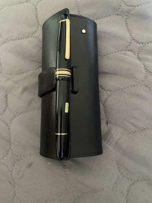 Caneta Tinteiro Montblanc Meisterstück Classique 145 – Ouro 14K Bicolor (Escrita F)