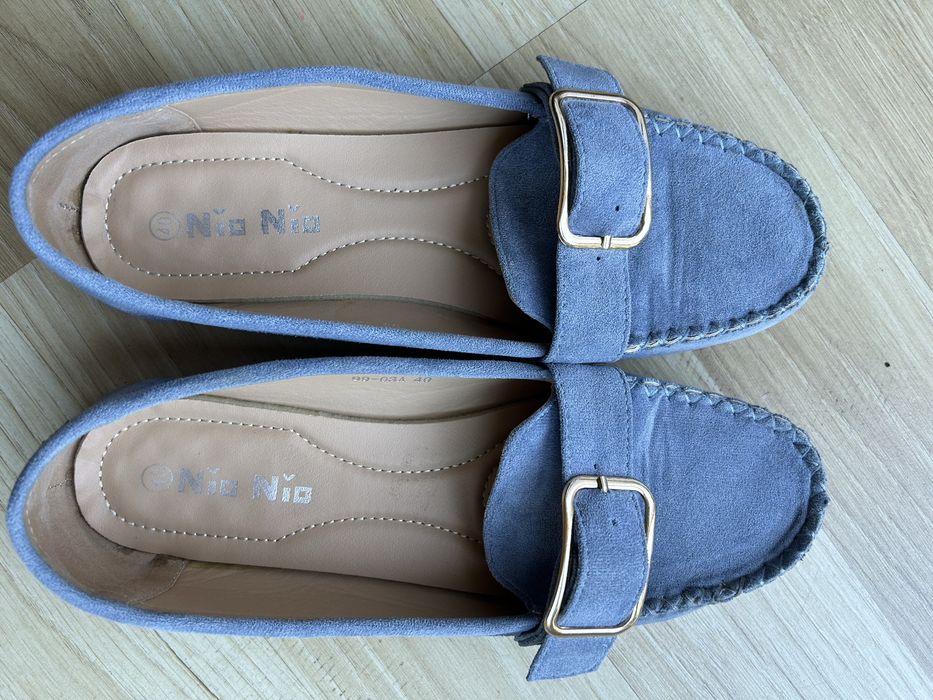 Niebieskie mokasyny Nio Nio DeeZee