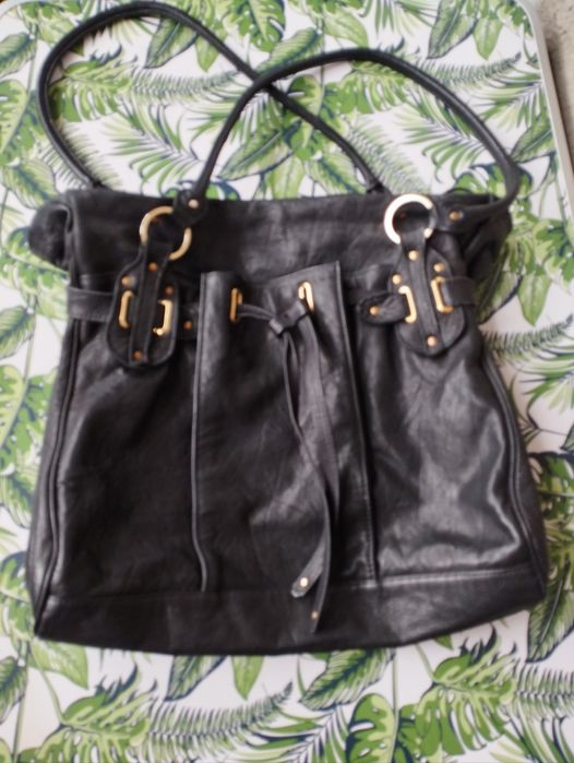 Шкіряна сумка хобо Marina Rinaldi