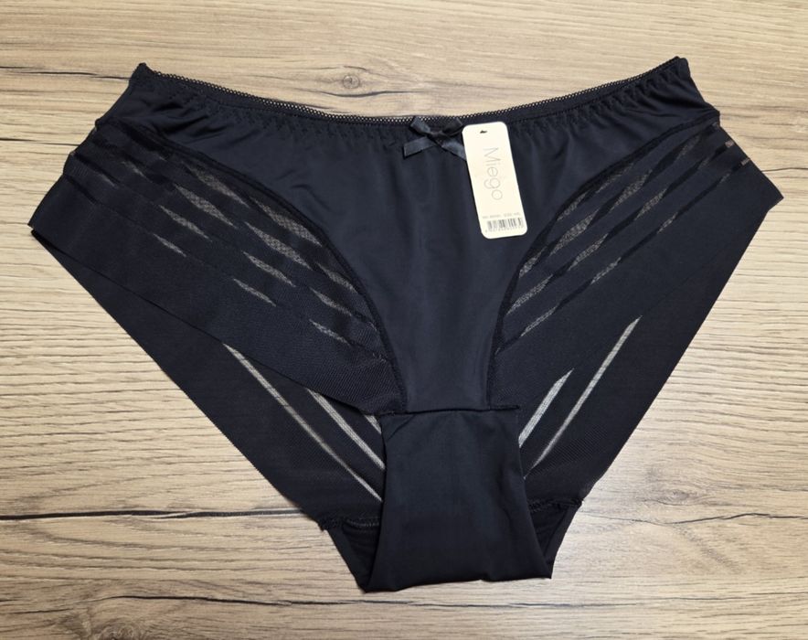 Majtki Damskie Czarne 4XL