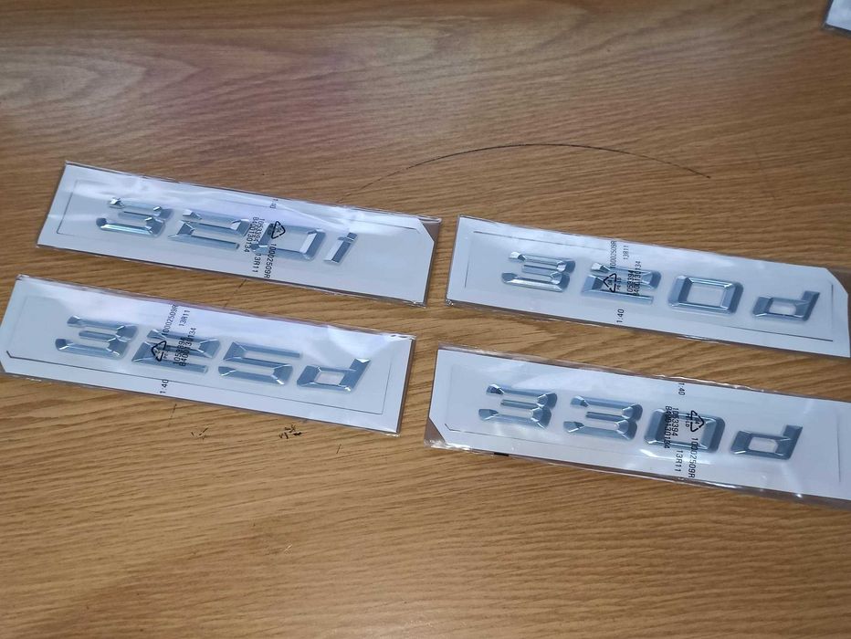 Símbolos letras BMW Série 1 2 3 | Mercedes E200 E300 KOMPRESSOR CDI