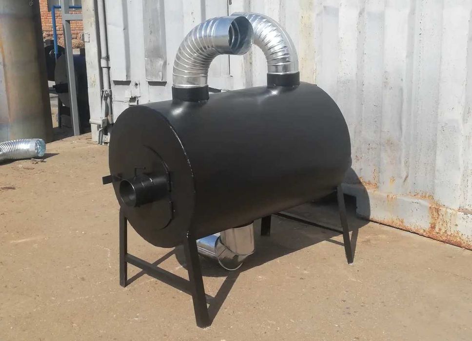 КПД 90%! 11 кВт! до 8 годин! Пічка Буржуйка Булерьян Полтавка 86 / Піч