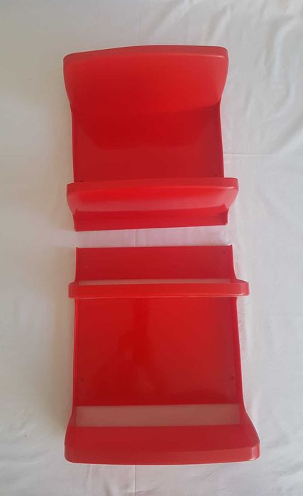 Półki plastikowe 3 szt. stan idealny czasy PRL