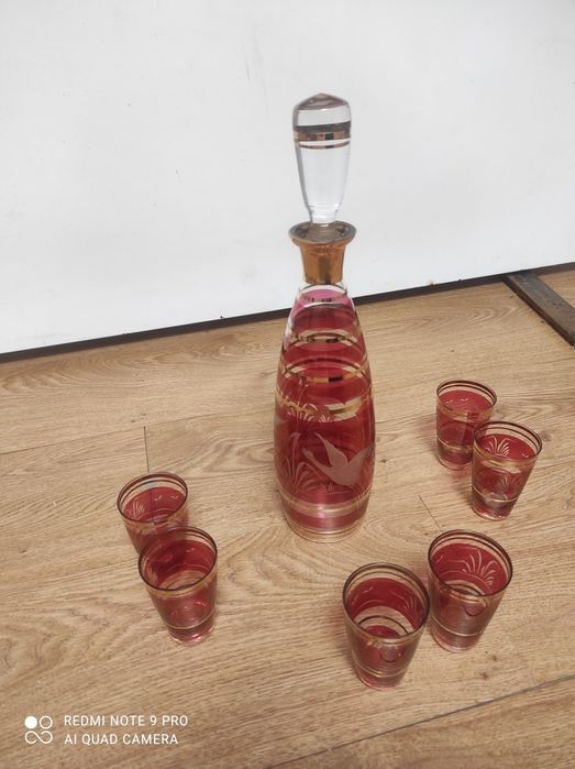 Графин с рюмками Охота