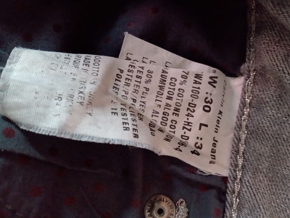 Spodnie damskie szare Calvin Klein.