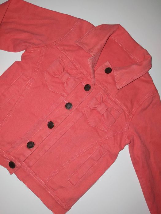 Джинсова куртка для дівчинки