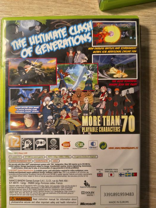 Naruto Shippuden Ultimate Ninja Storm Generations Xbox 360