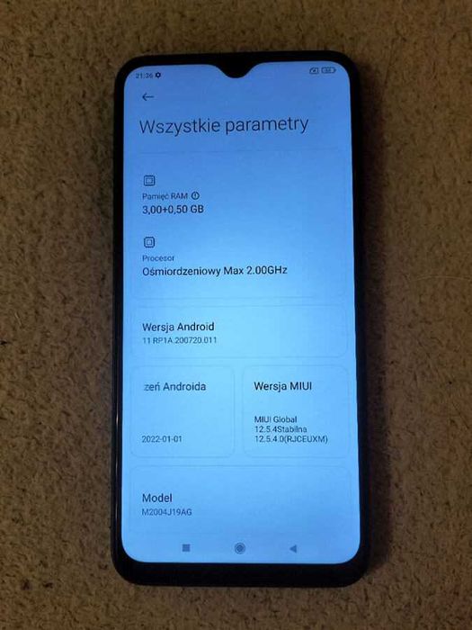 Smartfon XIAOMI Redmi 9 3 GB / 32 GB