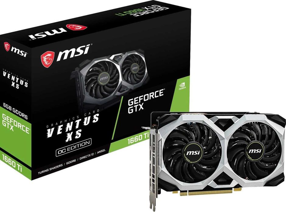 Placa gráfica MSI GTX 1660 TI Ventus XS 6G OC