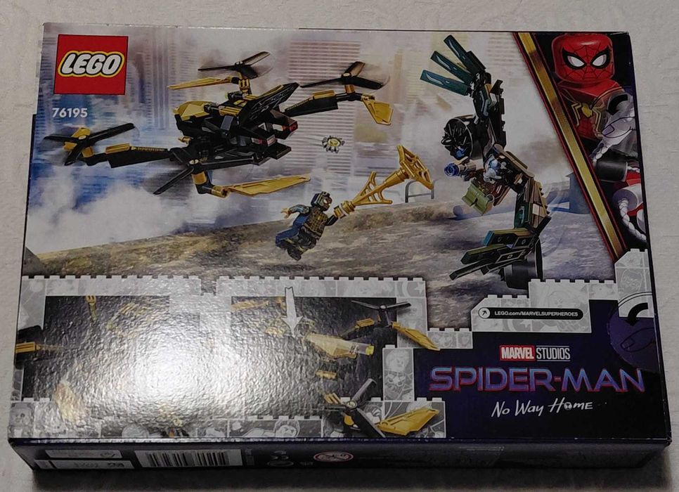 lego marvel 76195 spider-mans drone duel selado