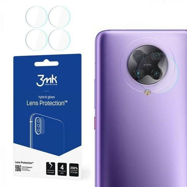 Szkło na aparat do Huawei P40 Lite E 3MK Lens Protection 0,2mm 4 szt.