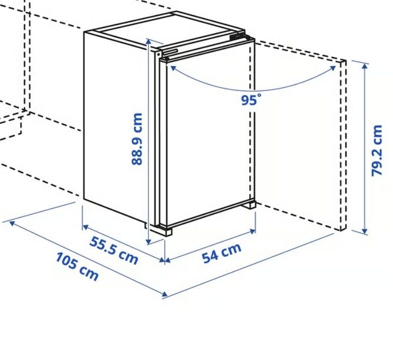 Frigorífico integrado Ikea