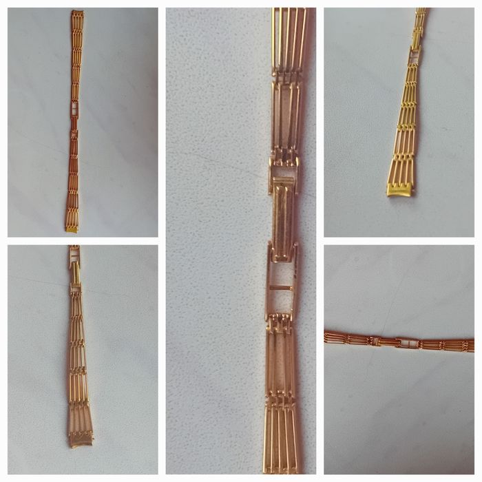 Браслет позолоченный женский часов 8мм новый СССР