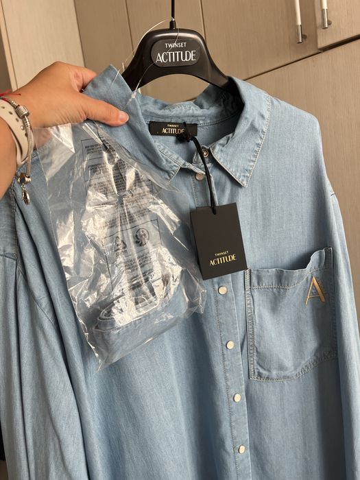 Сукня оверсайз джинс-денім (Італія). Бренд ACTITUDE TWINSET