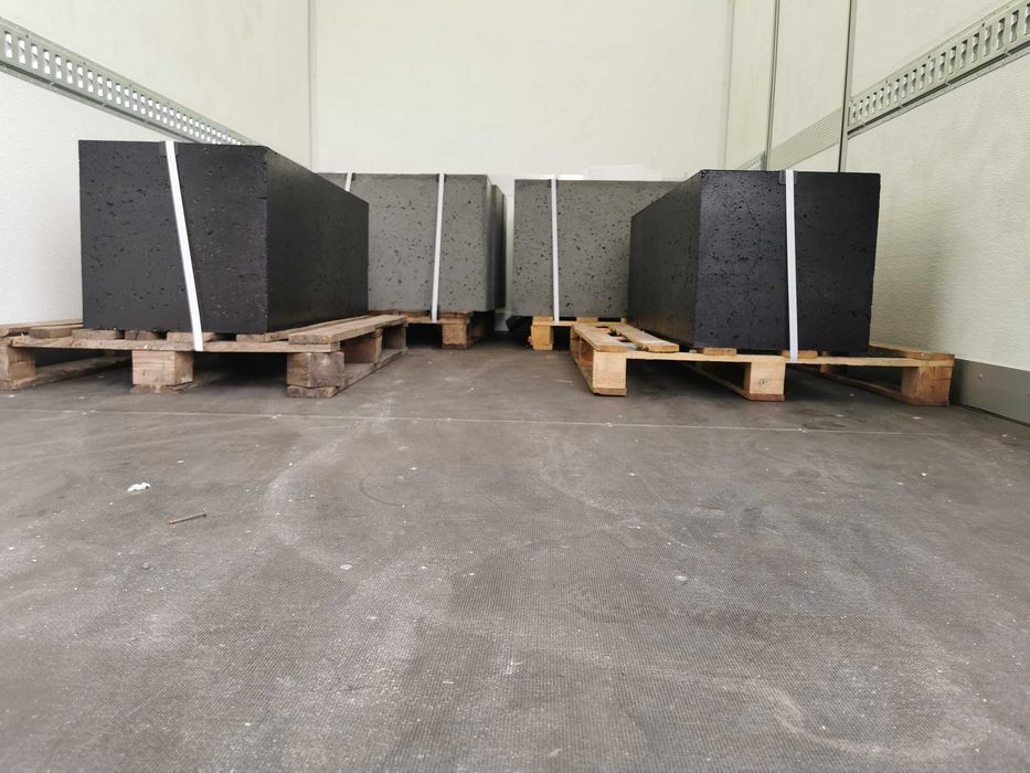 Donica betonowa 120x40x40 KRONOS PROSTKĄT, KORYTO