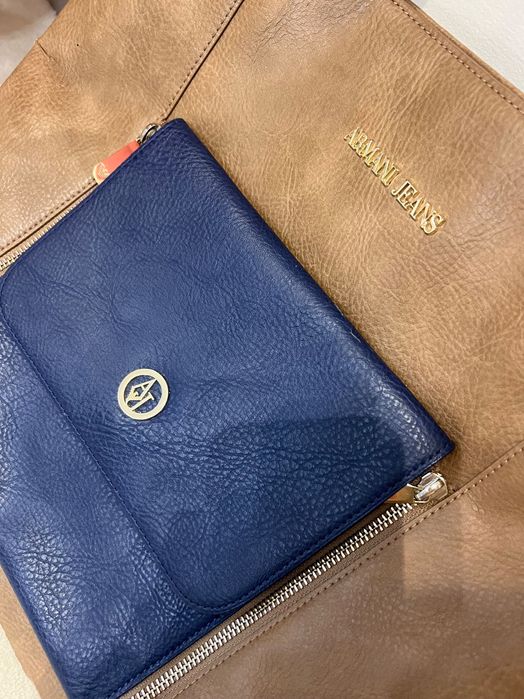 Torebka Armani Jeans shopper do reki na ramię duża