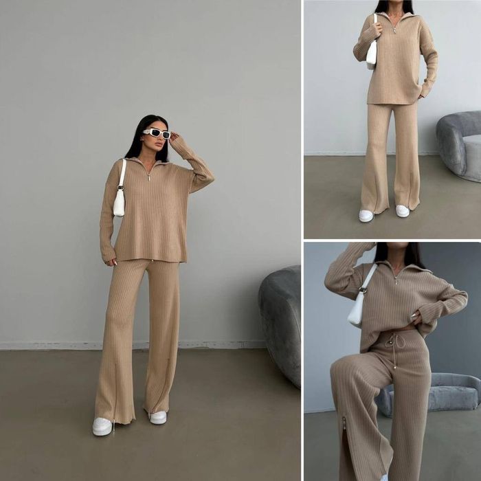 Трендові жіночі трикотажні костюми