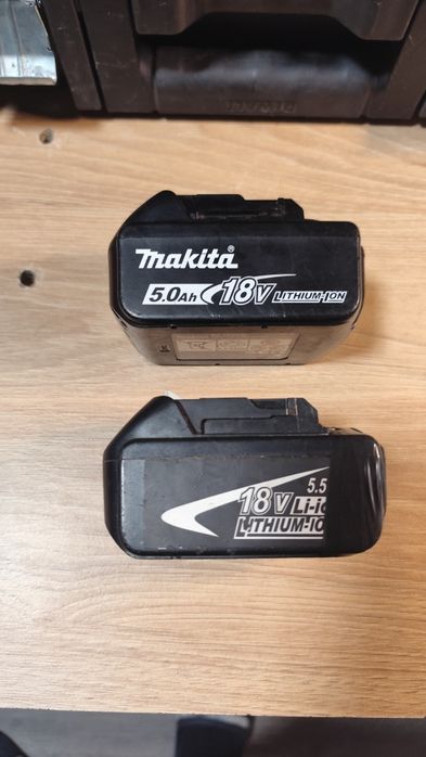 Frezarka Makita bezszczotkowa, komplet, ładowarka,bateria + dodatki