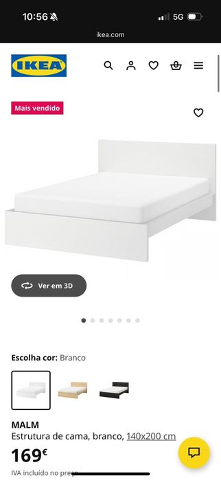 Cama + estrado + colchão