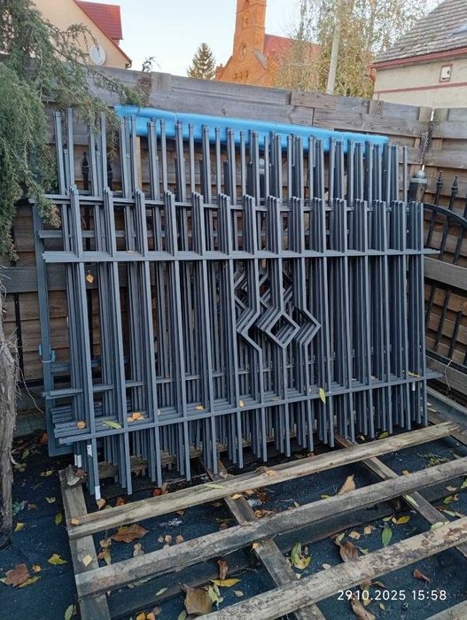 Przęsło ogrodzeniowe antracyt 2x1.45m NOWE 12 sztuk -WYPRZEDAŻ-120 PLN