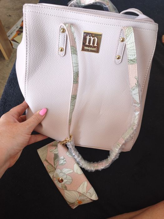 Monnari Piękna wiosenna torebka damska |Shopper | Etui | Kwiaty