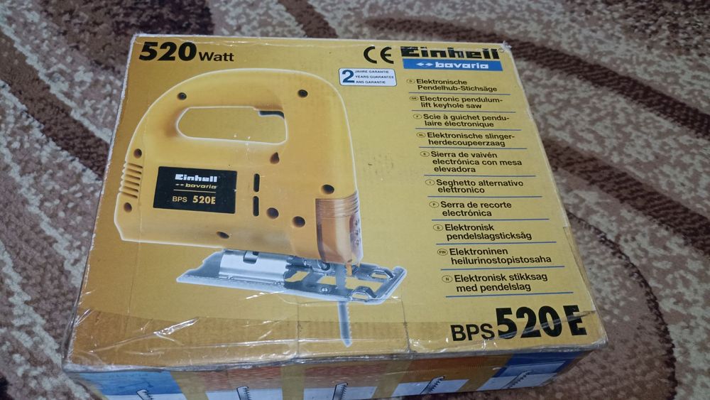 Электролобзик Einhell bavaria bps520e. В хорошем состоянии.