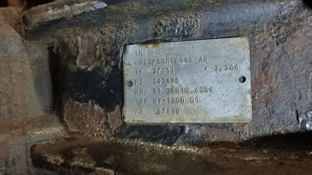 Редуктор заднього моста MAN TGX TGS TGA EURO 5-6 розборка  Запчастини