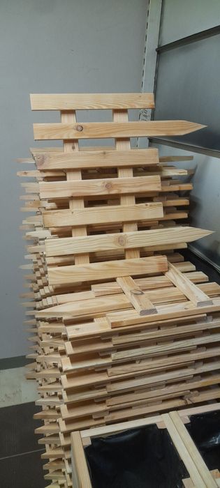 Płot, płotek, minipłotek, przęsło, drewniane