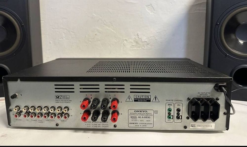 Wzmacniacz stereo Onkyo A-8830, 2*109 Watt, Japan