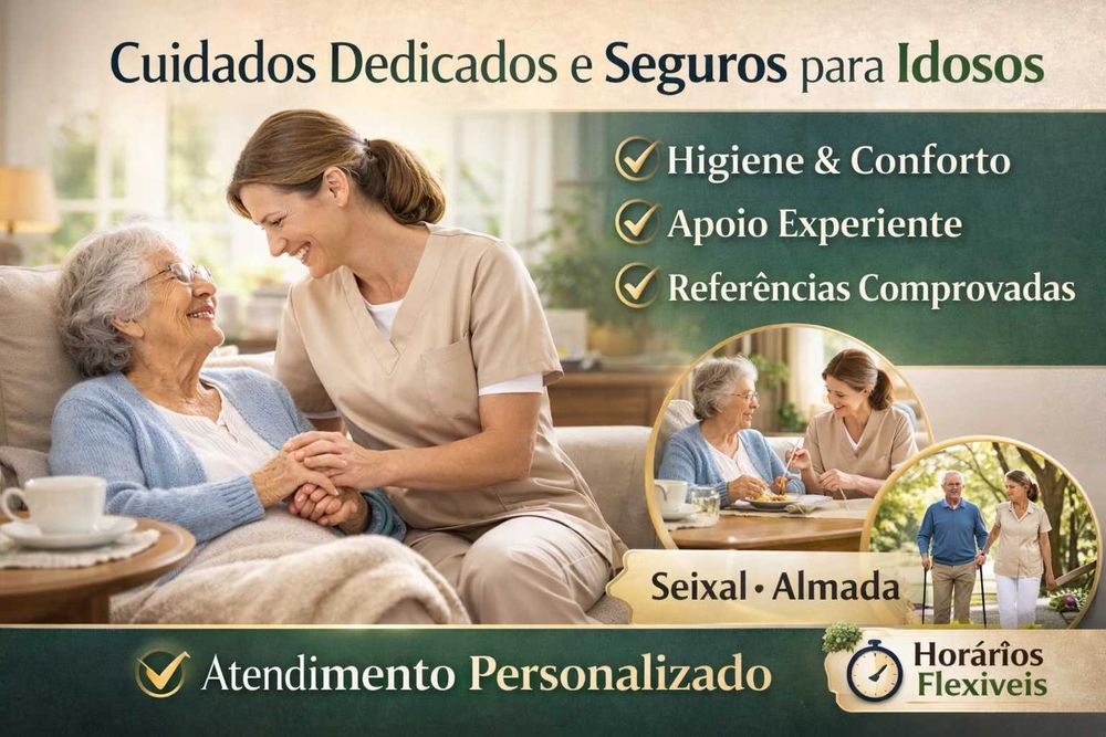 Cuidadora Idosos Domicílio | Particular | Seixal-Almada