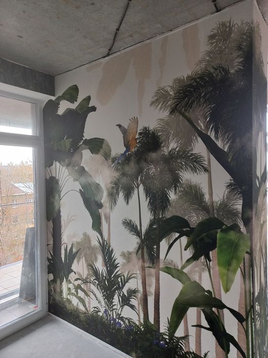 Поклейка шпалер та фотошпалер. Малярні роботи