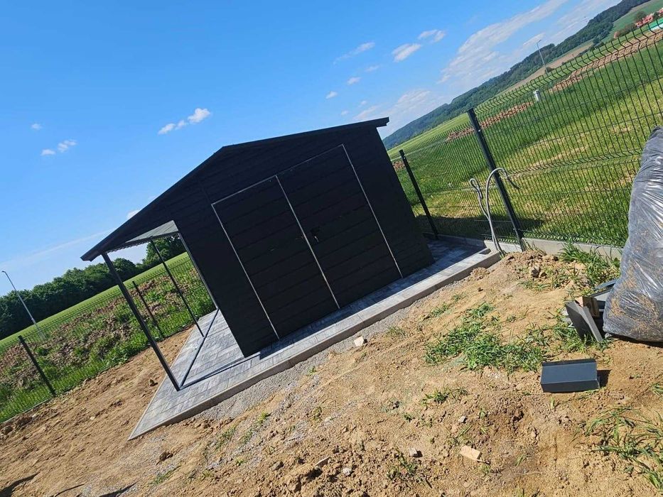 Garaż blaszak 4x2 Garaż blaszany schowek magazyn mały garaż na wymiar