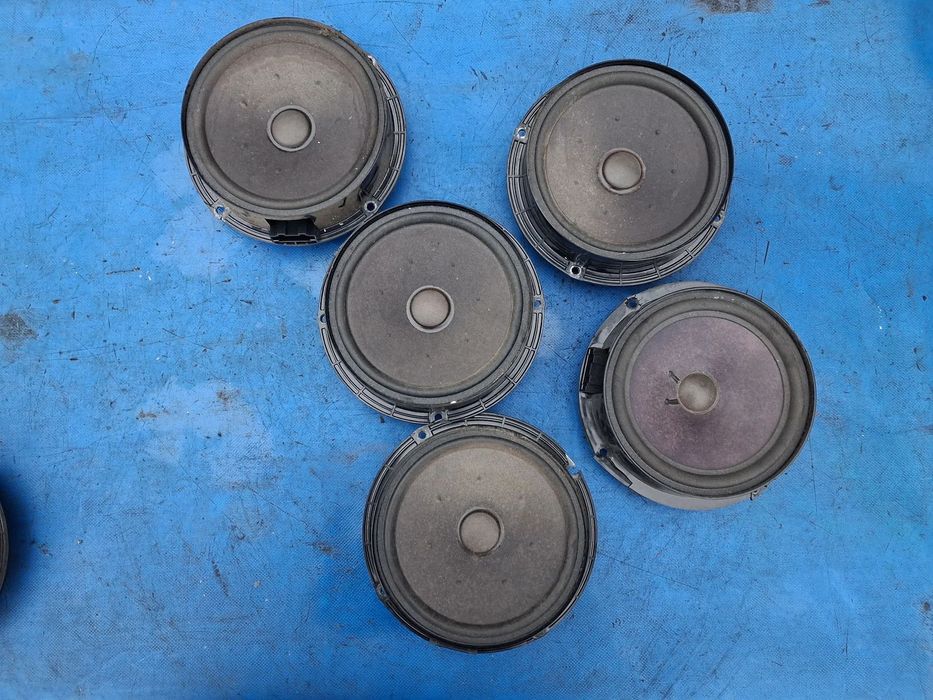 Głośniki fabryczne oryginalne KOMPLET Volkswagen Polo Lupo Golf 4 5 6 EOS Plus Jetta Polo 4 5 6 Sharan Scirocco Tiguan Touran Passat