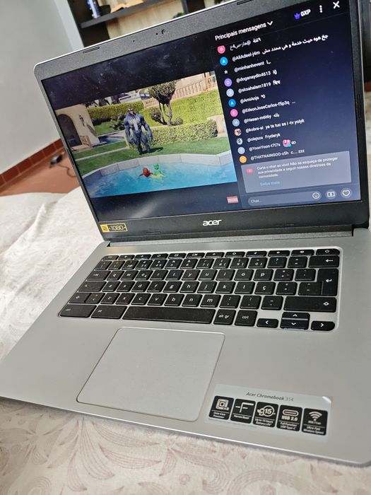 Cromebook book Acer estado de novo troco por telemóvel
