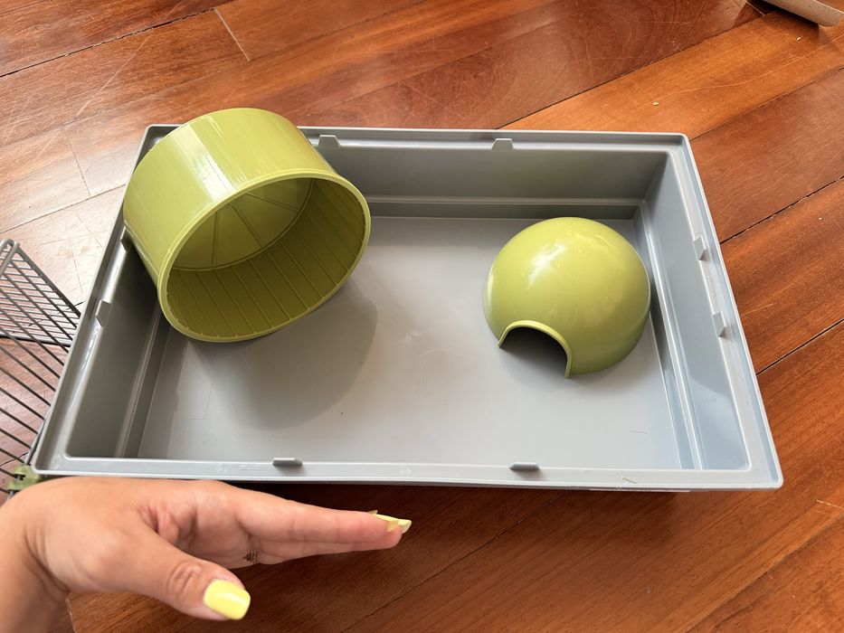 Gaiola hamster com acessorios