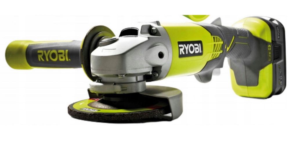 RYOBI Szlifierka Kątowa Akumulatorowa Bezszczotkowa 115m Tarcza