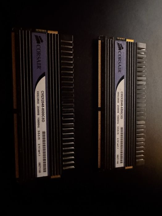 RAM Corsair DDR2 4GB 1066MHz XMS2