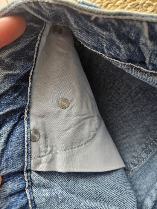Damskie wyjątkowe Asos spodnie Jeansy wzorem w fale 28/32