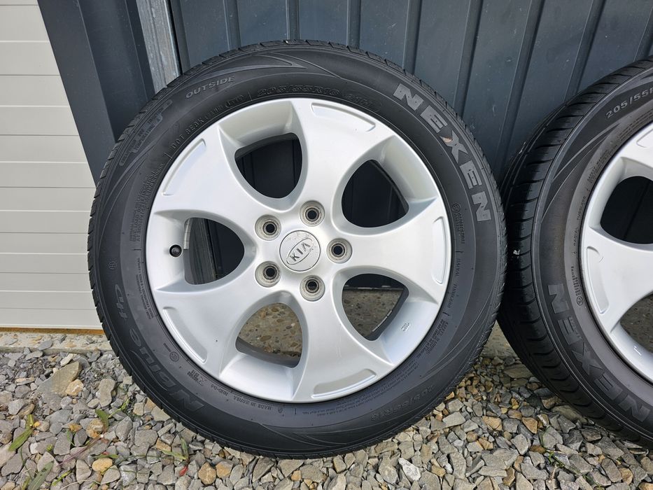 Alufelgi Kia 16" 5x114,3 Ceed Venga Soul Stonic z Oponami