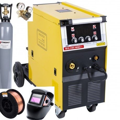 Spawarka Migomat półautomat MIG 280V MAGNUM MIG mma tig  +zestaw