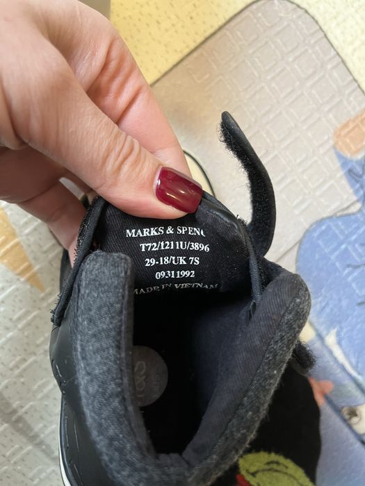 Фірмові M&S хайтопи кросівки кеди розмір 24