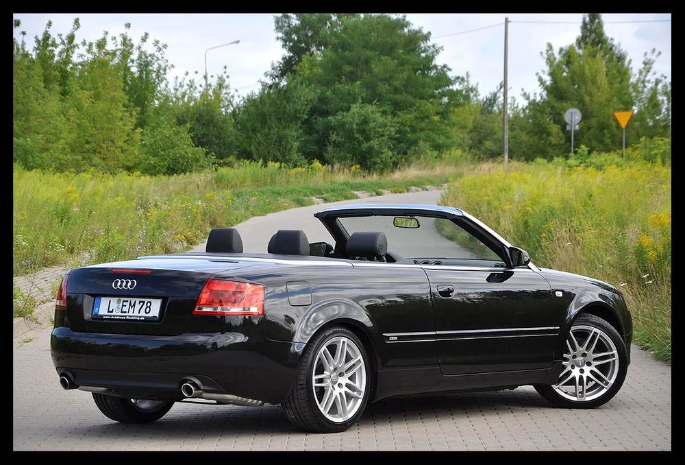 Audi A4 Cabrio S-LINE 1.8T 163KM BOSE PółSkóra Xenon Grzane Fotele 18'' Alu ZADBANY