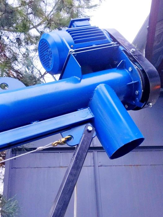 Шнековий навантажувач Ø219мм*8000, б/дв. Погрузчик шнековый. Шнек.