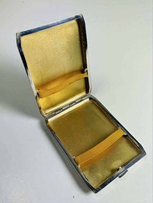 Cigarreira em prata-Antiga