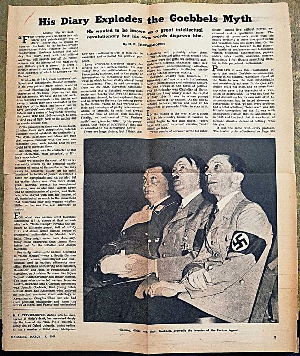 Livros II Guerra Mundial- Goebbels Diaries-CURTAIN FALLS-F. Bernadotte
