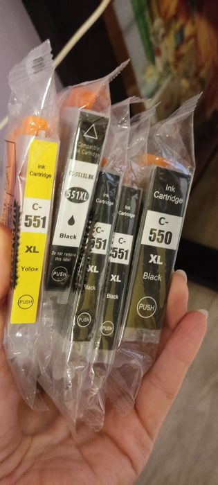 Tusze zamienniki 550 551 XL canon PIXMA