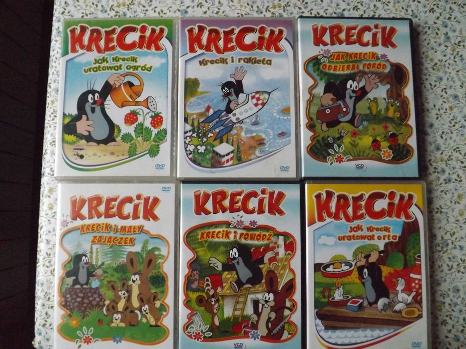 Krecik, bajka, dvd, VCD, film bez przemocy