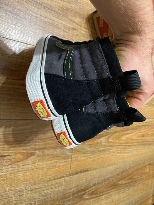 Ботинки детские кроссовки утепленые зимние черевики хайтопы Vans р.38